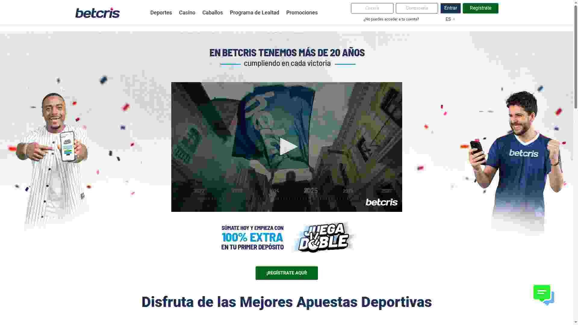 Betcris Apuestas Deportivas Chile - Fútbol, Tenis, Esports en Vivo 2025