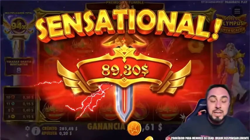 Captura de pantalla mostrando una gran ganancia en Gates of Olympus Gates of Olympus gran ganancia - experiencia real