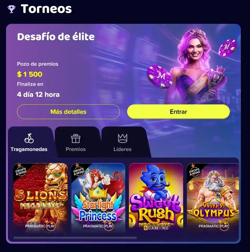Maggico Casino torneos - desafío de élite y ranking de slots