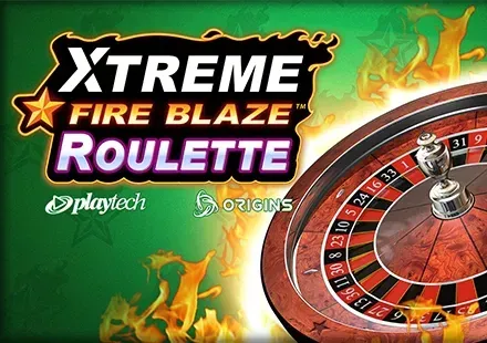 PlaySala Casino ruleta - Xtreme Fire Blaze Roulette de Playtech con rueda de ruleta y efectos de fuego