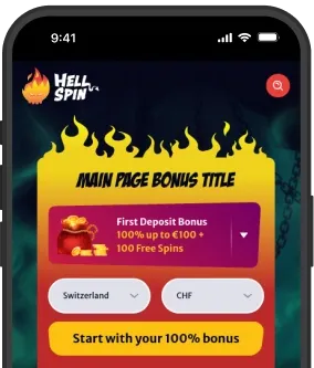 HellSpin Casino App m&oacute;vil para Android e iOS con bono de bienvenida