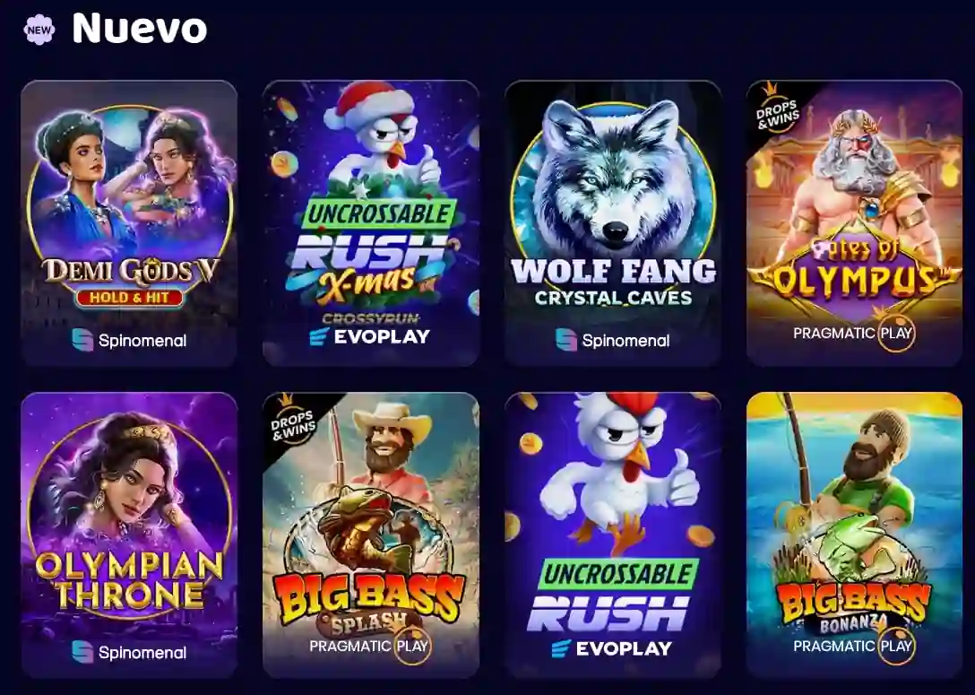 Maggico Casino sección Nuevo - lanzamientos recientes de tragamonedas