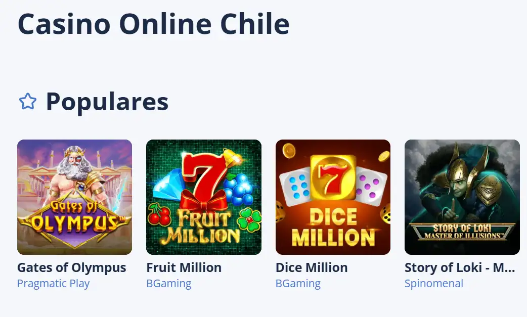 Mr Bet Casino Chile - Juegos Populares como Gates of Olympus, Fruit Million y Dice Million