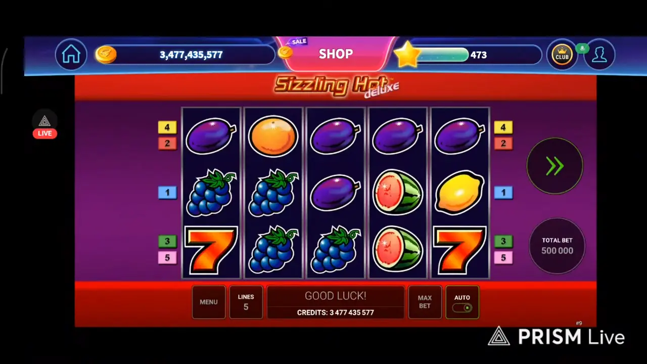 Sizzling Hot Deluxe - Scatter estrella Símbolo scatter estrella en Sizzling Hot Deluxe